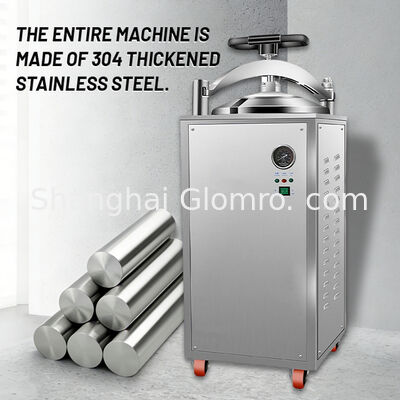 BAXIT 30L/40l/50L/75L Automatic Control Type High Temperature Steam Sterilization Pot/vertical Steam Sterilizer for Laboratory