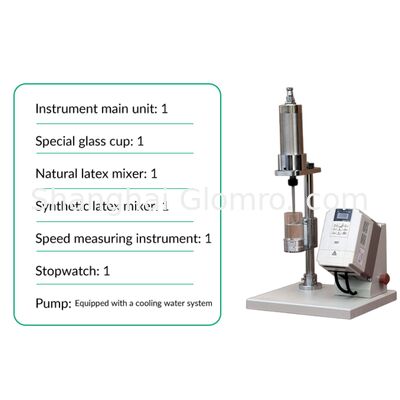 Glomro Latex High-Speed Mechanical Stability Tester for Synthetic Latex/Natural Latex