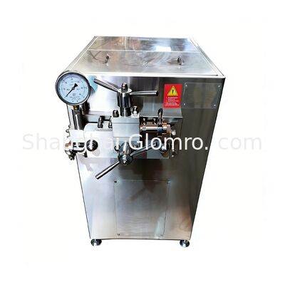 60 to 300L/H Industrial High Pressure Homogenizer Machine for Liquid Milk Juice Dairy Cream Processing Equipment