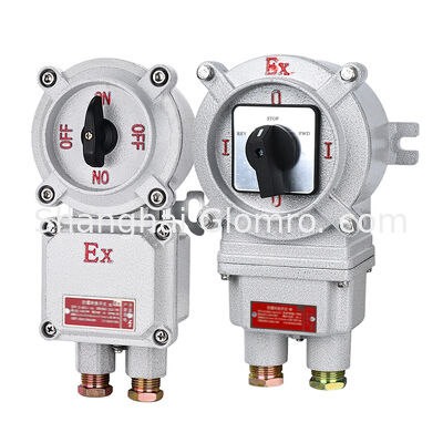 Explosion-Proof Transfer Switch 10A IP66 Waterproof Cam Switch for Chemical Oil Gas Hazardous Zone 1 Zone 2