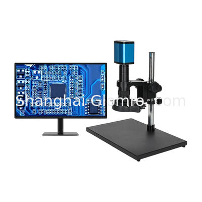 Professional 2K 4K Industrial Electronic Microscope 20 to 200X Magnification for Welding Defect Detection SMD Observation