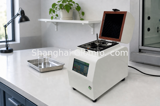 BAXIT High Throughput Tissue Grinder with Quick-Lock Sealed Chamber and Touchscreen Control, Low-Noise Benchtop Lab Homogenizer for Repeatable Sample Prep