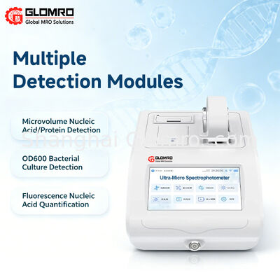 Ultra-micro Spectrophotometer with Three Wavelengths (230/260/280 Nm) for Nucleic Acid and Protein OD600 Detection Instrument