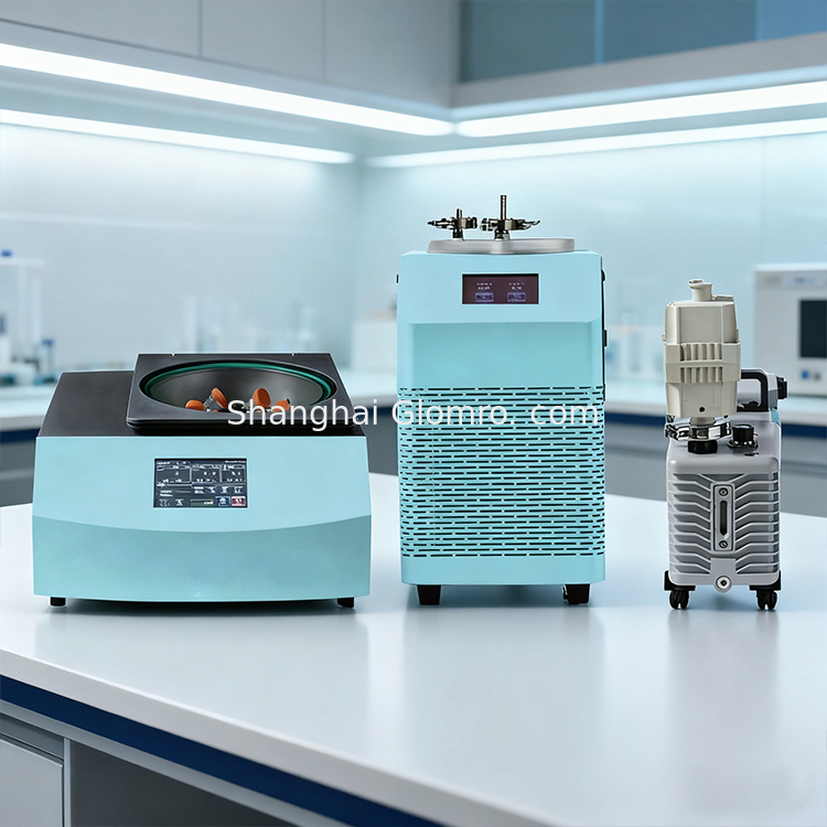 Laboratory vacuum centrifugal concentrator, 2000 revolutions per minute, suitable for chemical analysis