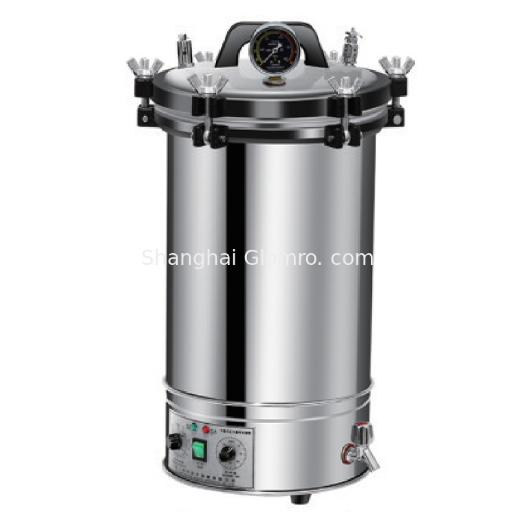 For Laboratory 24L Sterilization Equipment Small Vertical Pressure Steam Sterilizer Autoclave Machine