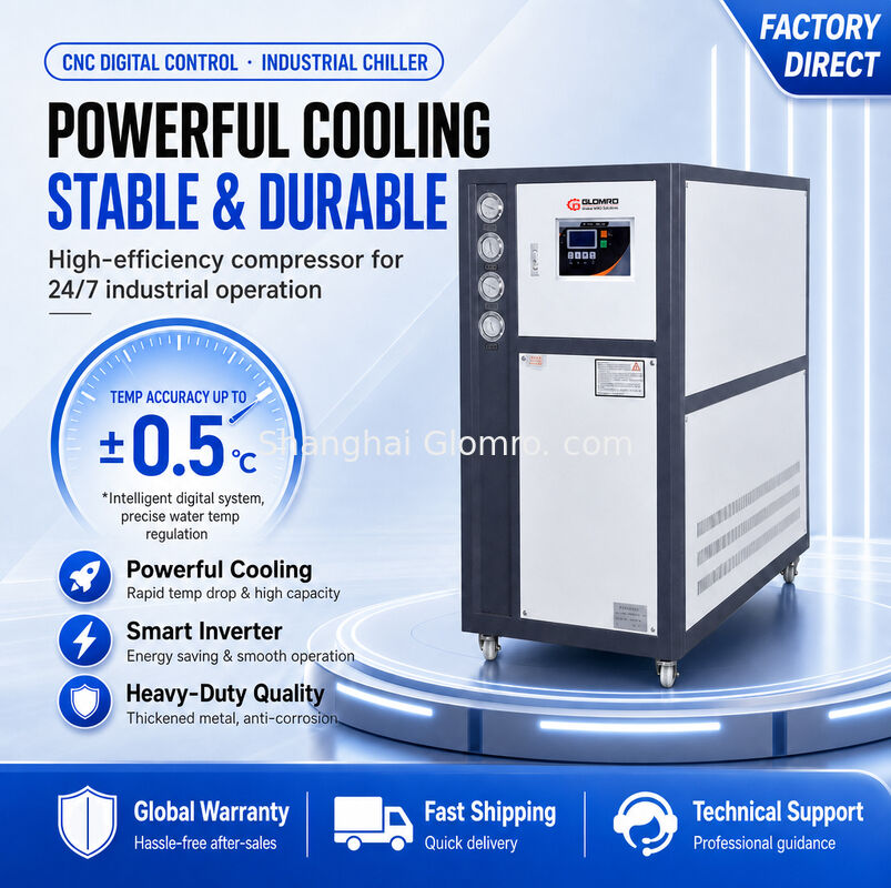 Stable Operation Industrial Water Chiller Air Cooled And Water Cooled Type For Industrial Production Line